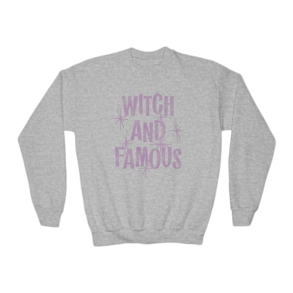 Witch and Famous Gildan Youth Crewneck Sweatshirt