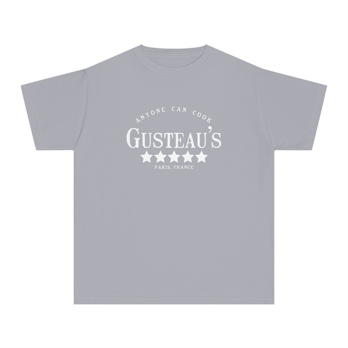 Gusteau’s Anyone Can Cook Comfort Colors Youth Midweight Tee