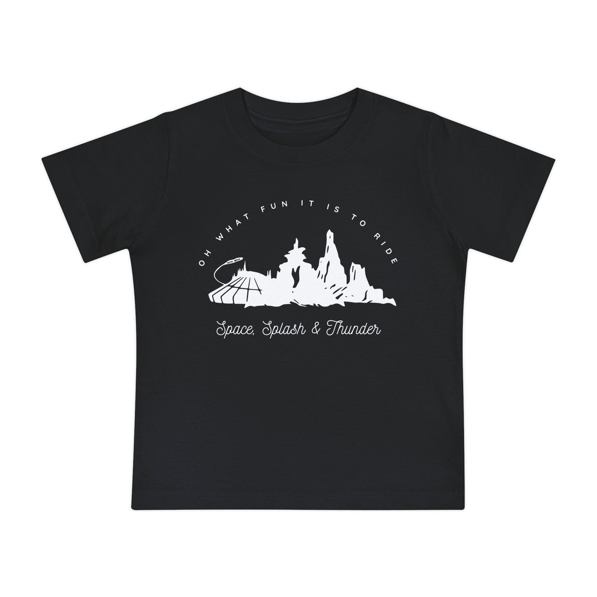 Oh What Fun It Is To Ride Bella Canvas Baby Short Sleeve T-Shirt