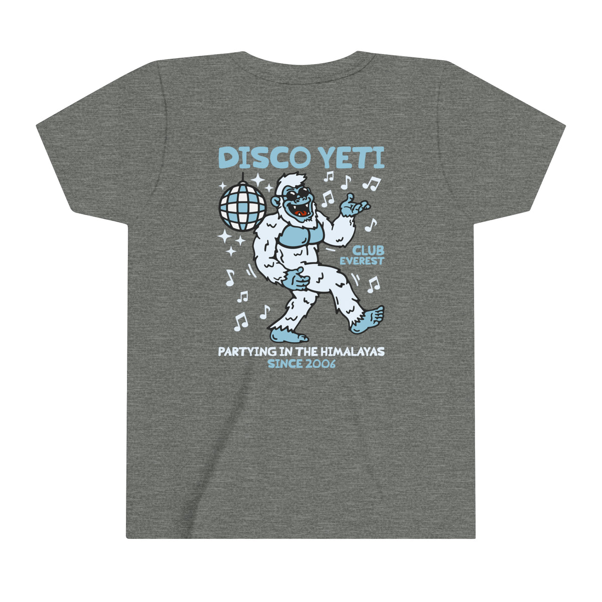 Disco Yeti Bella Canvas Youth Short Sleeve Tee