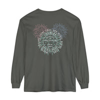 Firework Department Comfort Colors Unisex Garment-dyed Long Sleeve T-Shirt