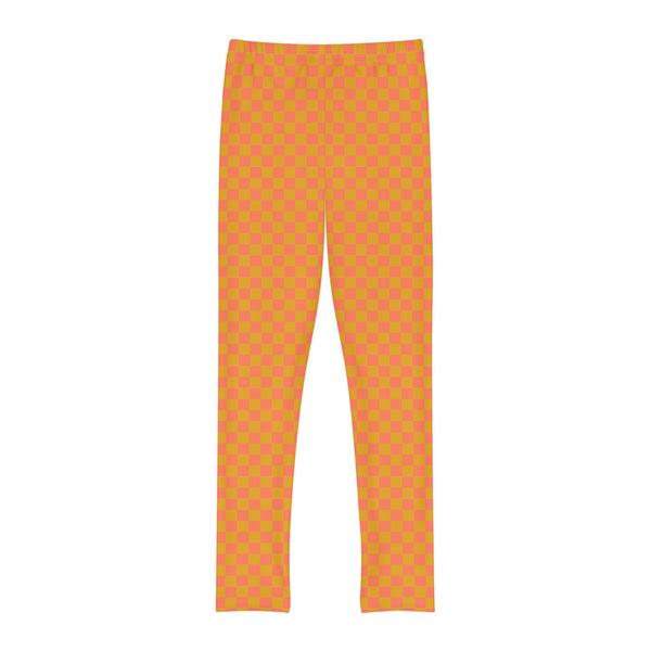 Checked Youth Full-Length Leggings