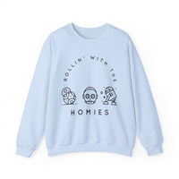 Rollin’ With The Homies Gildan Unisex Heavy Blend™ Crewneck Sweatshirt