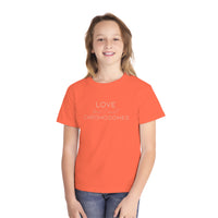 Love Doesn’t Count Chromosomes Comfort Colors Youth Midweight Tee