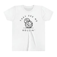 They See Me Rollin' Bella Canvas Youth Short Sleeve Tee