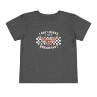 I Eat Losers For Breakfast Bella Canvas Toddler Short Sleeve Tee