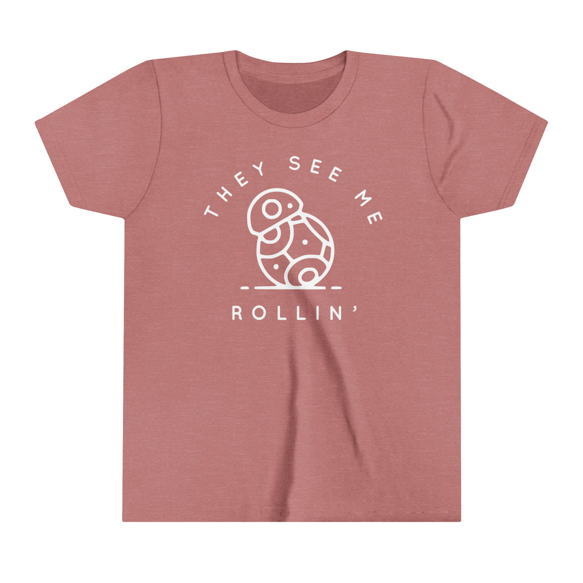 They See Me Rollin' Bella Canvas Youth Short Sleeve Tee
