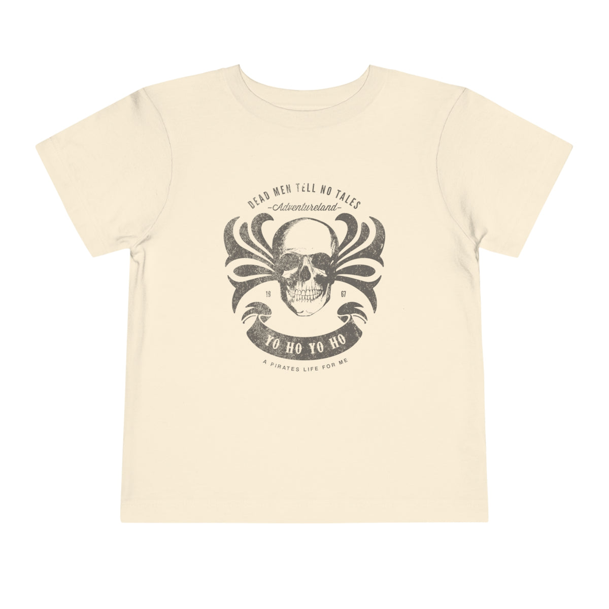 Dead Men Tell No Tales Bella Canvas Toddler Short Sleeve Tee