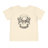 Dead Men Tell No Tales Bella Canvas Toddler Short Sleeve Tee