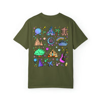 Meet Me At My Happy Place Comfort Colors Unisex Garment-Dyed T-shirt