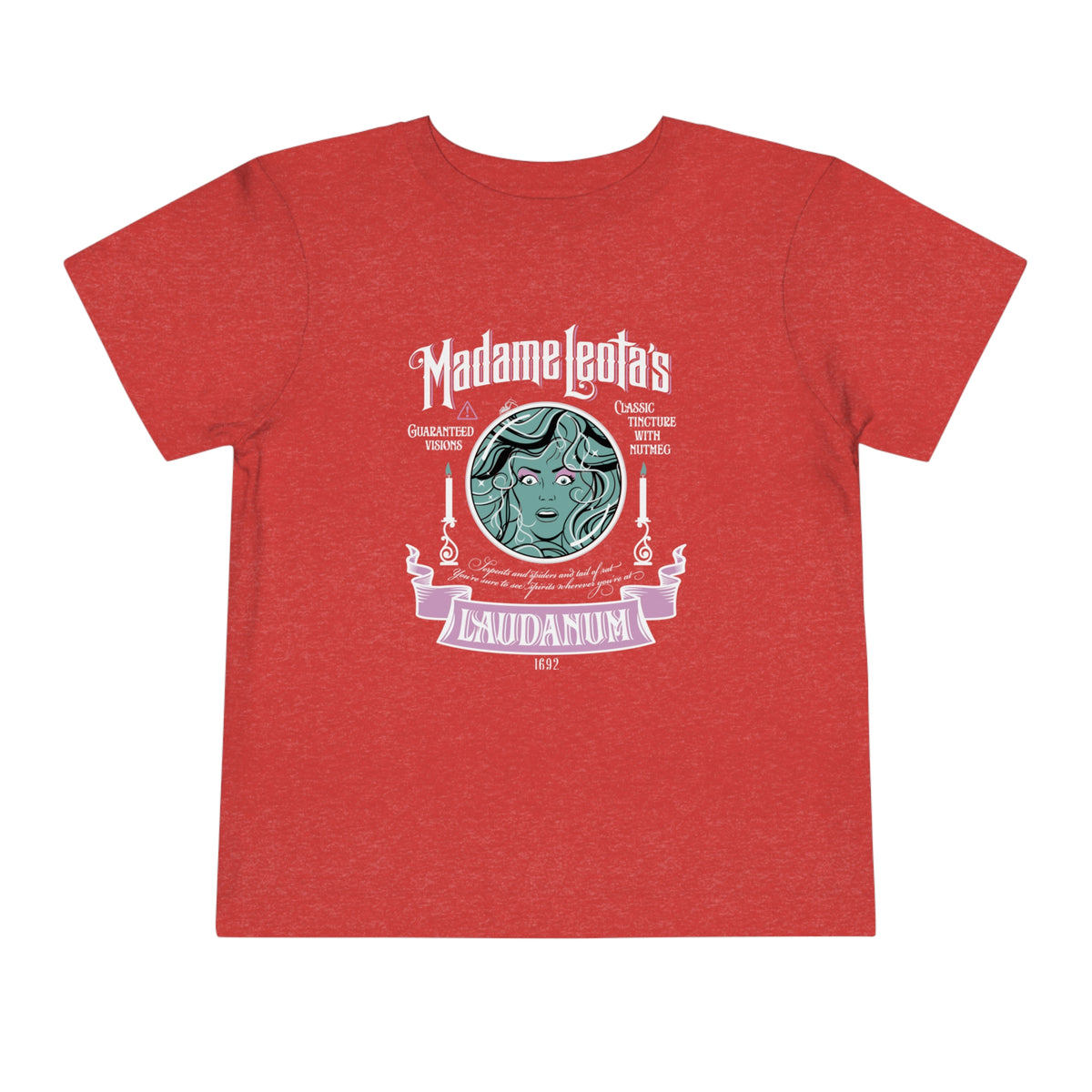 Madame Leota’s Laudanum Teal Bella Canvas Toddler Short Sleeve Tee