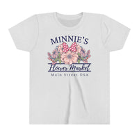 Minnie's Flower Market Bella Canvas Youth Short Sleeve Tee