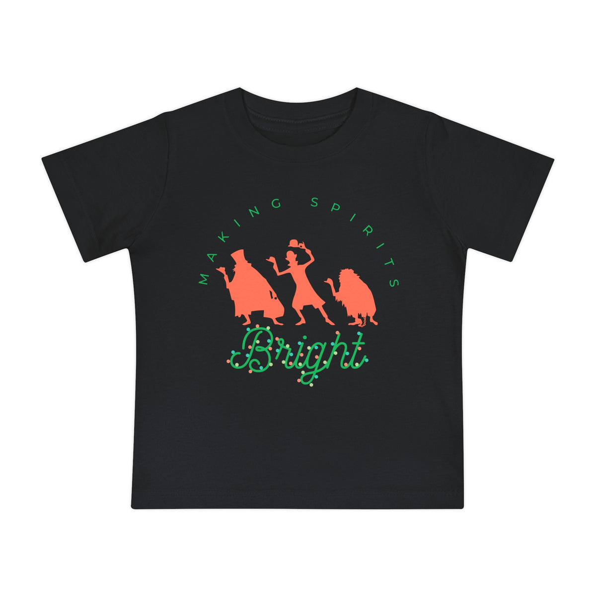 Making Spirits Bright Bella Canvas Baby Short Sleeve T-Shirt