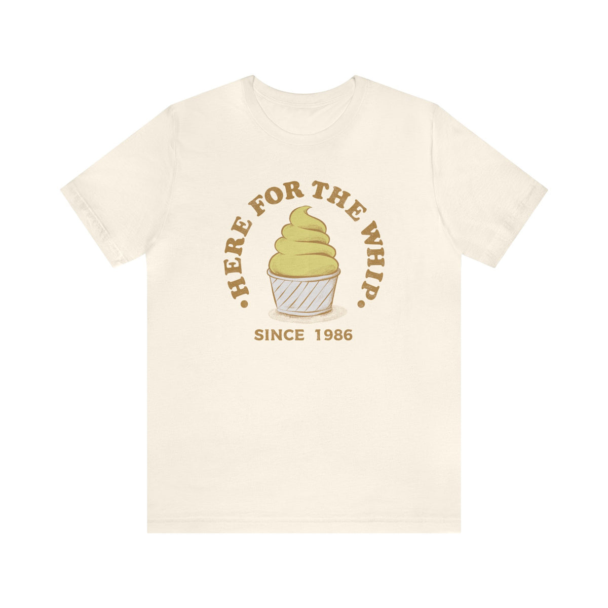 Here For The Whip Bella Canvas Unisex Jersey Short Sleeve Tee