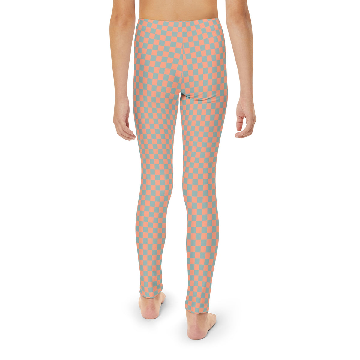 Checked Youth Full-Length Leggings