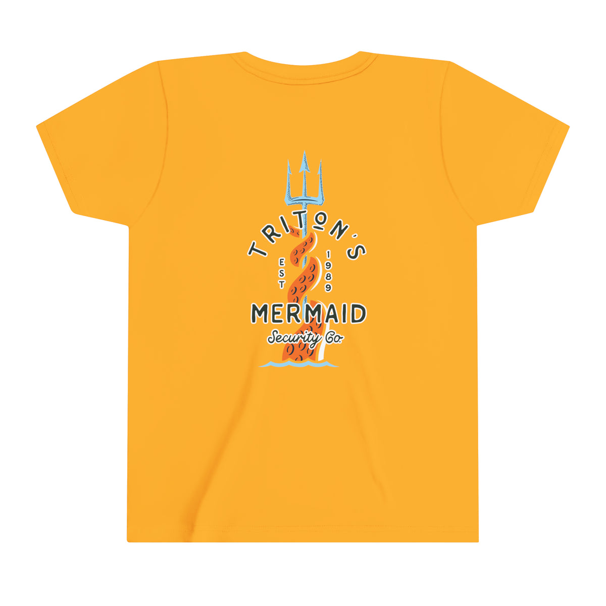 Triton's Mermaid Security Bella Canvas Youth Short Sleeve Tee