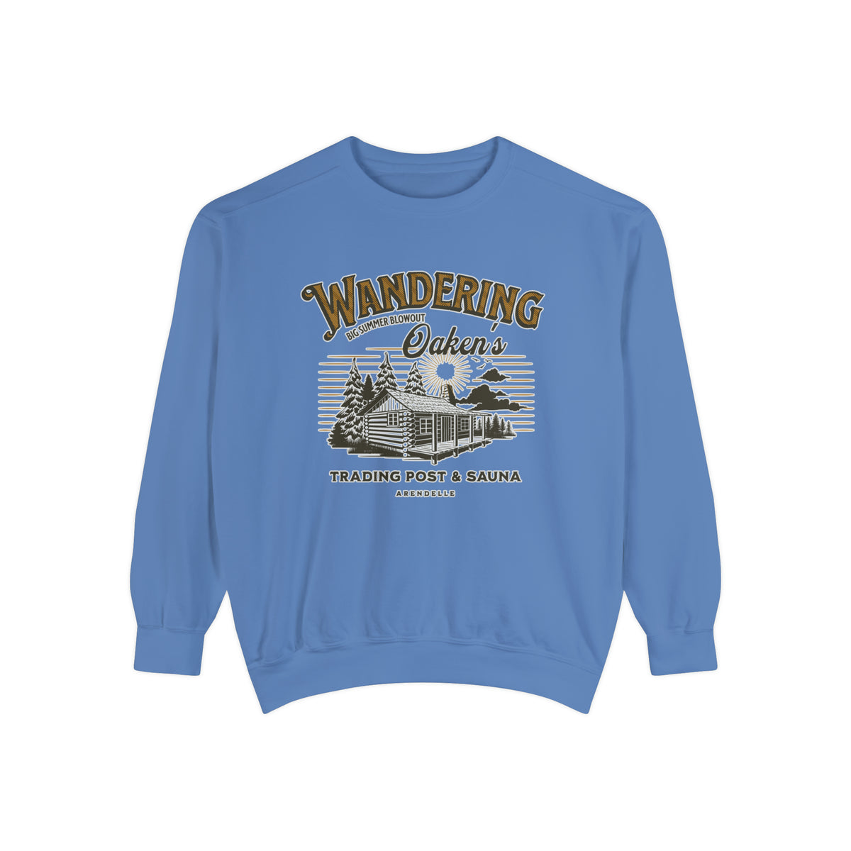 Wandering Oaken’s Trading Post Comfort Colors Unisex Garment-Dyed Sweatshirt