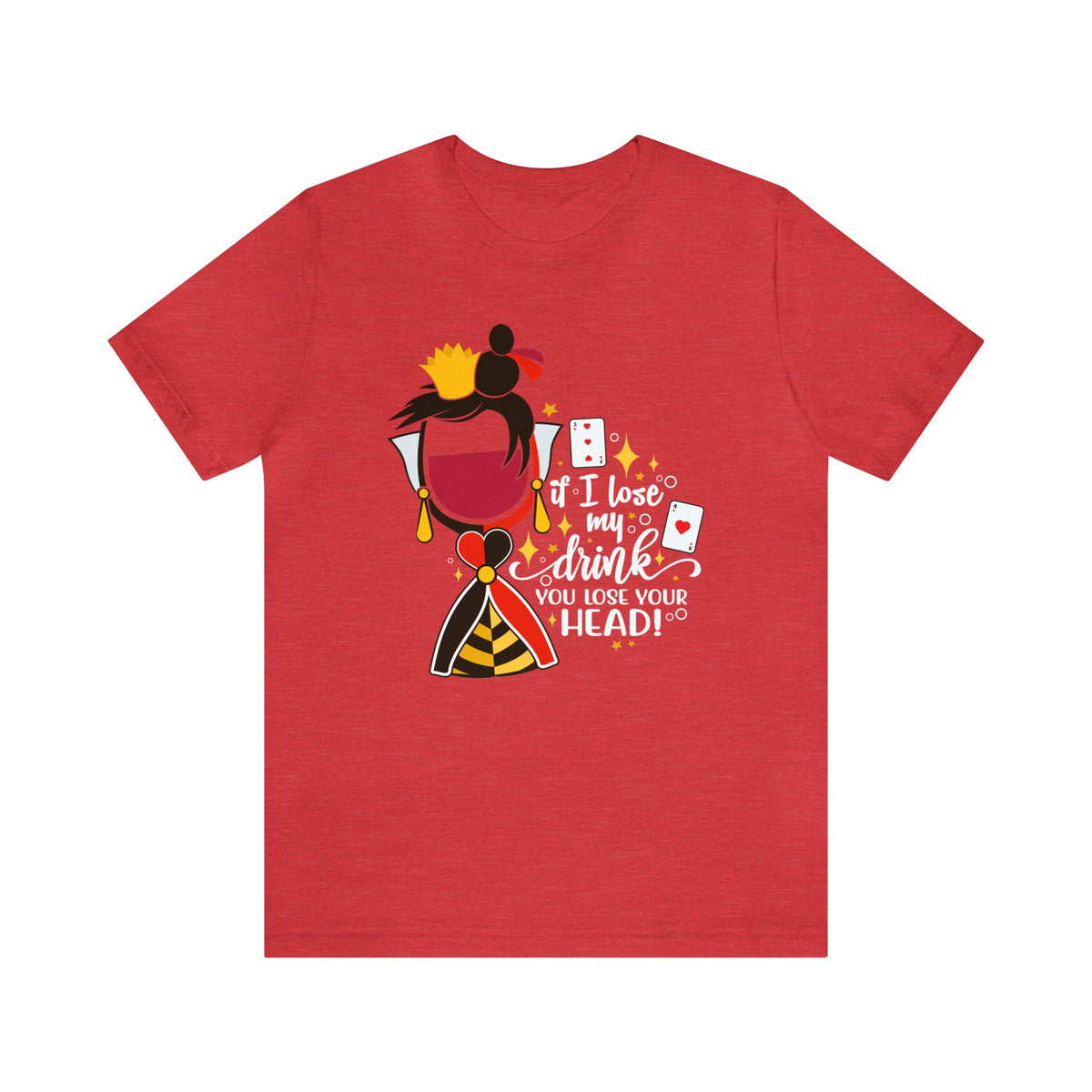 Queen Of Hearts Bella Canvas Unisex Jersey Short Sleeve Tee