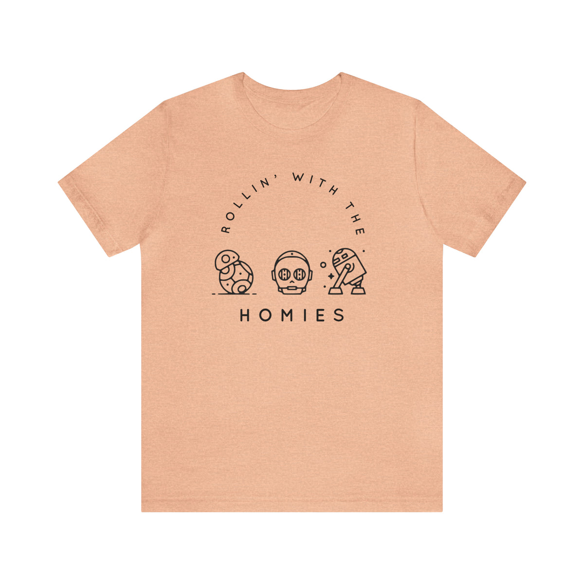 Rollin’ With The Homies Bella Canvas Unisex Jersey Short Sleeve Tee