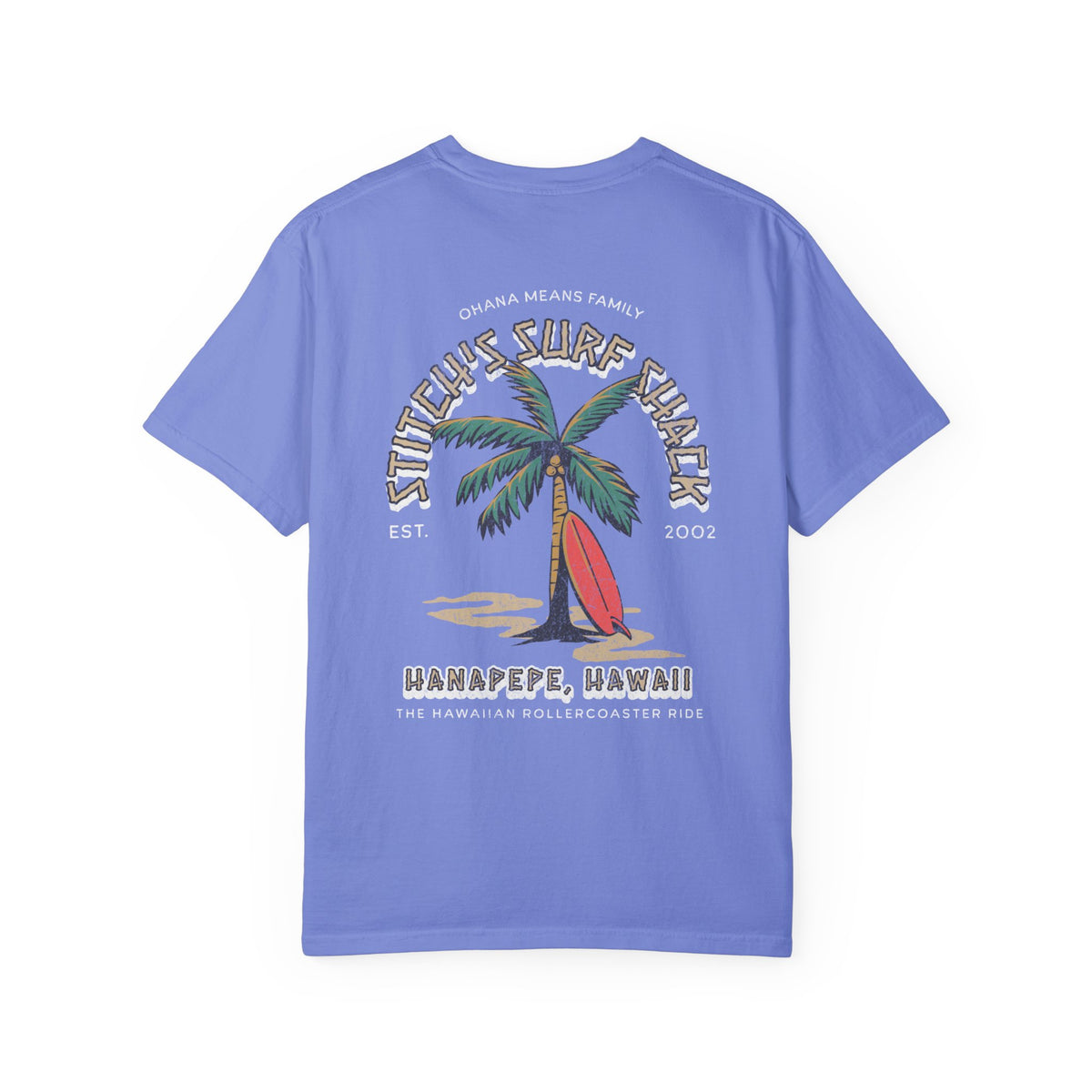 Stitch's Surf Shack Comfort Colors Unisex Garment-Dyed T-shirt