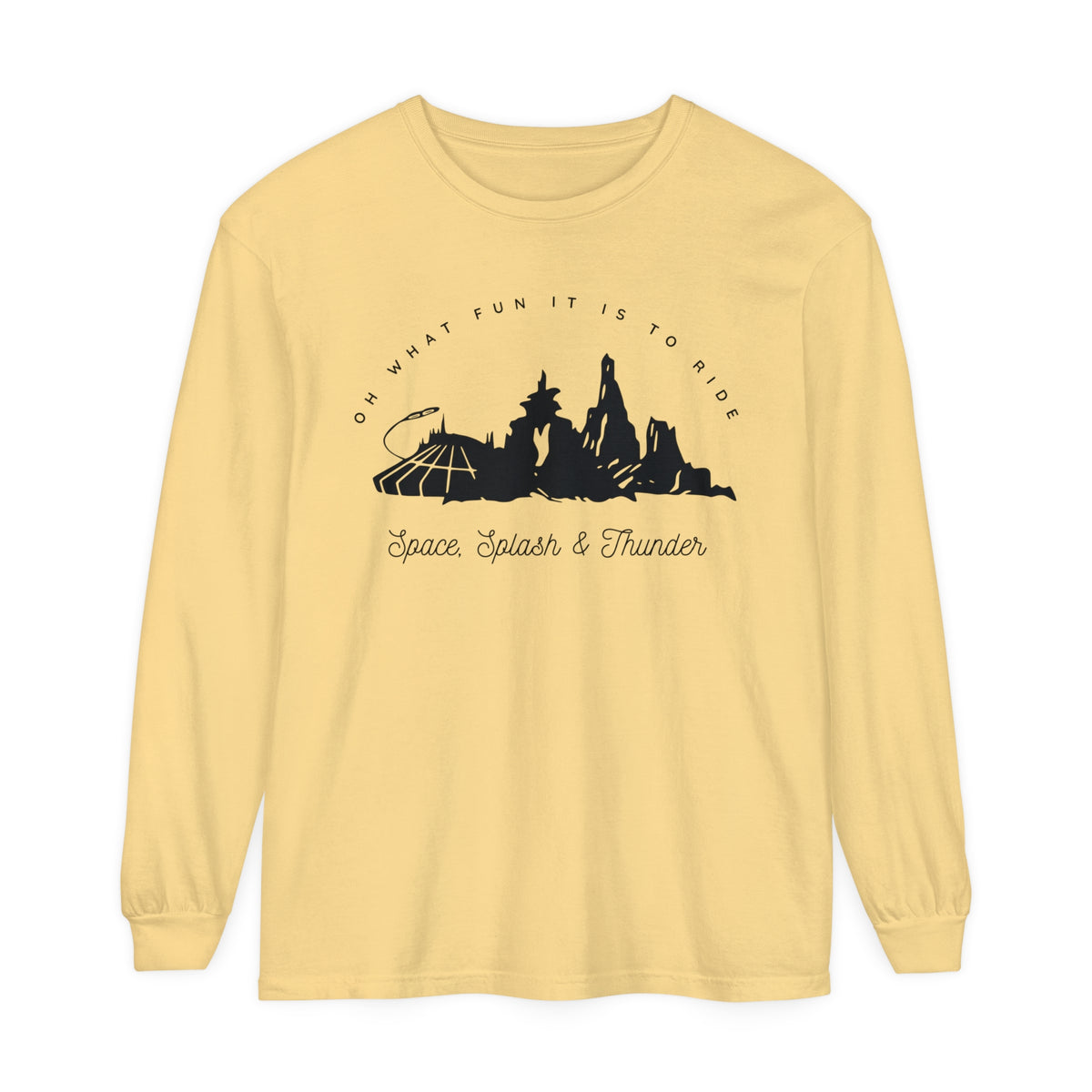 Oh What Fun It Is To Ride Comfort Colors Unisex Garment-dyed Long Sleeve T-Shirt
