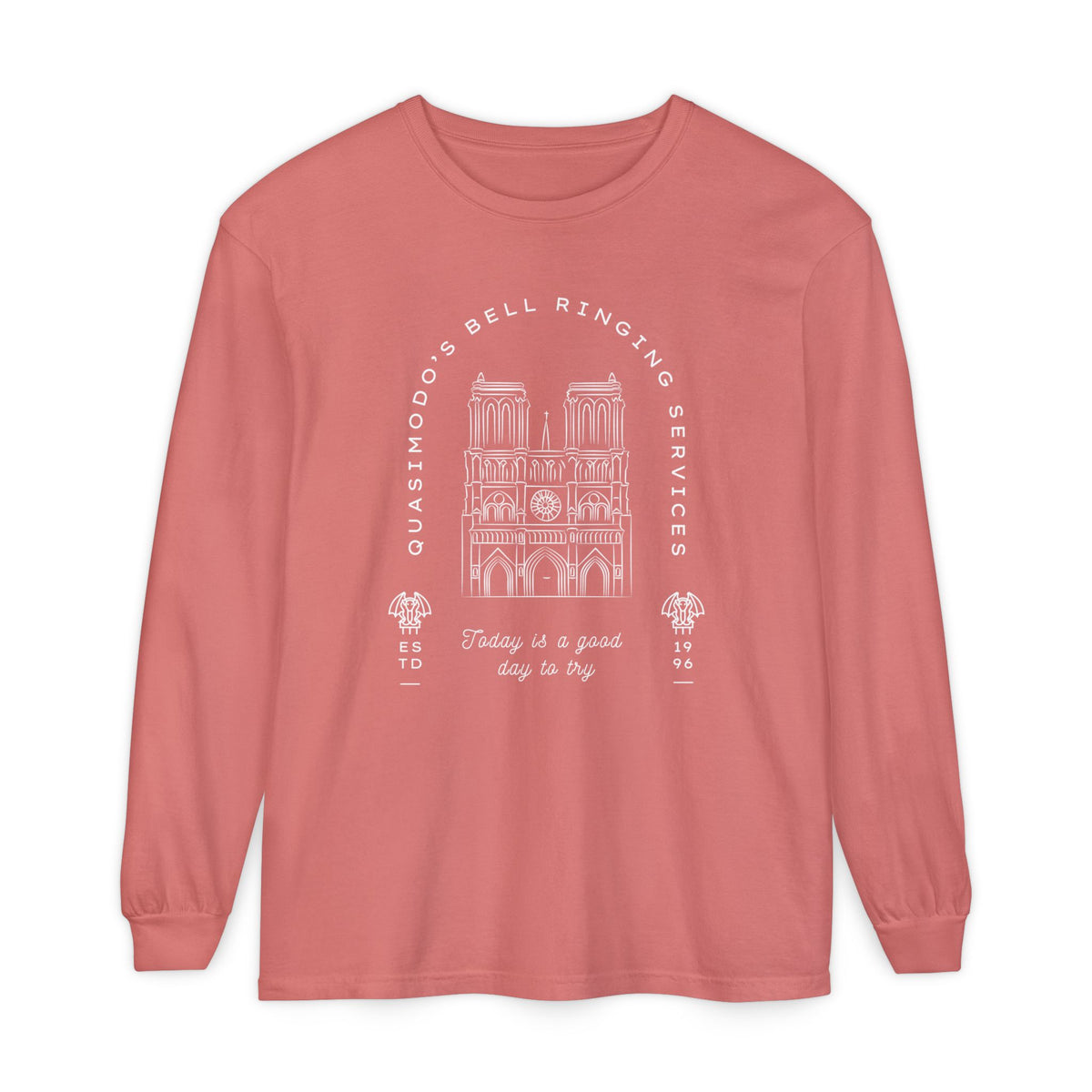 Quasimodo's Bell Ringing Services Comfort Colors Unisex Garment-dyed Long Sleeve T-Shirt