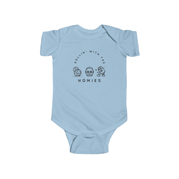 Rollin’ With The Homies Rabbit Skins Infant Fine Jersey Bodysuit