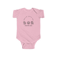 Rollin’ With The Homies Rabbit Skins Infant Fine Jersey Bodysuit