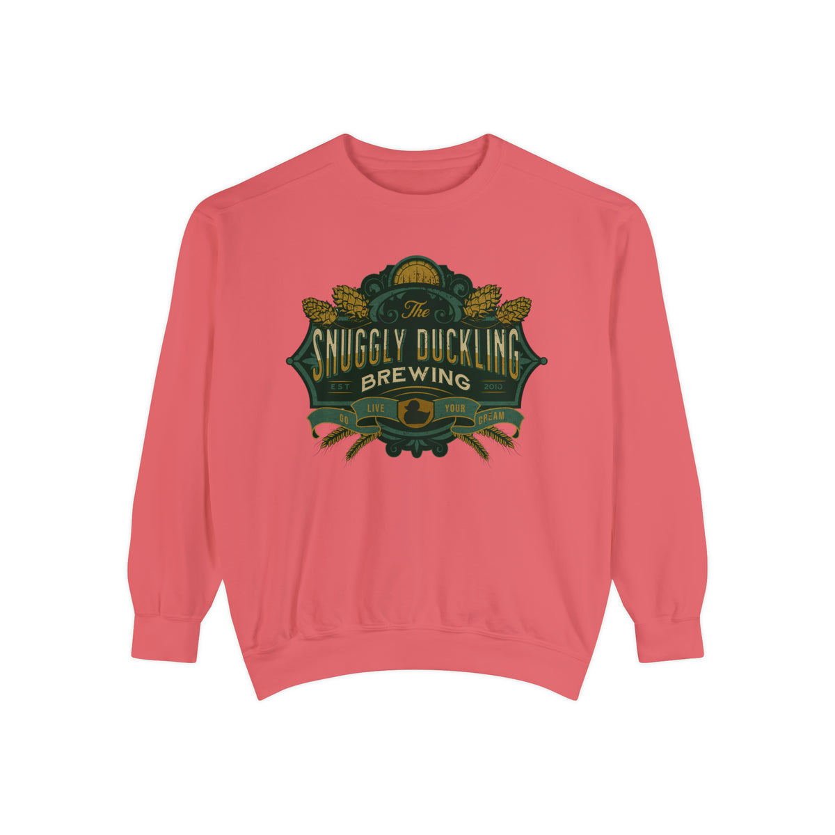 The Snuggly Duckling Brewing Comfort Colors Unisex Garment-Dyed Sweatshirt