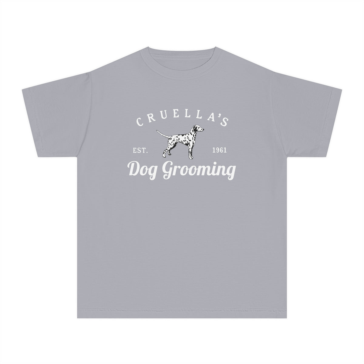 Cruella’s Dog Grooming Comfort Colors Youth Midweight Tee