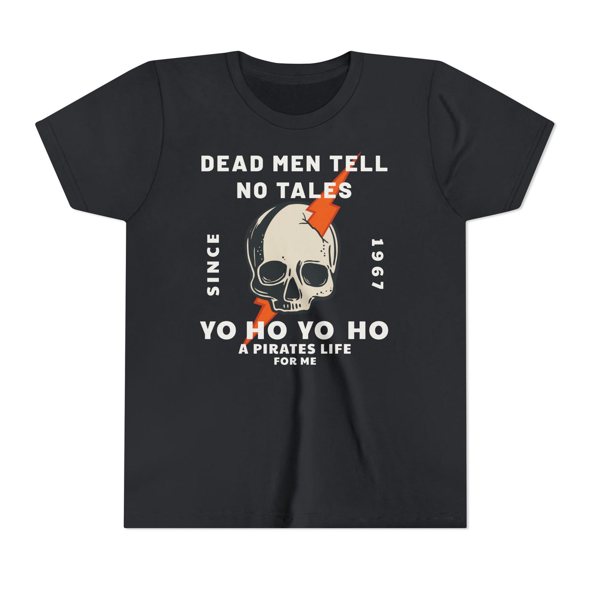 Dead Men Tell No Tales Bella Canvas Youth Short Sleeve Tee