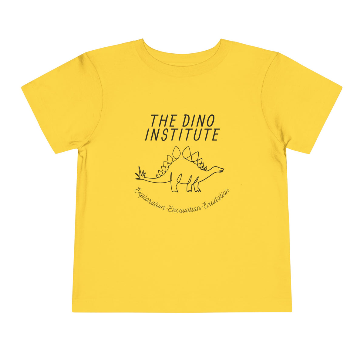 The Dino Institute Bella Canvas Toddler Short Sleeve Tee