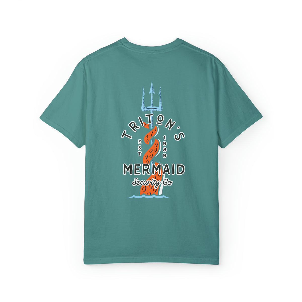 Triton's Mermaid Security Comfort Colors Unisex Garment-Dyed T-shirt