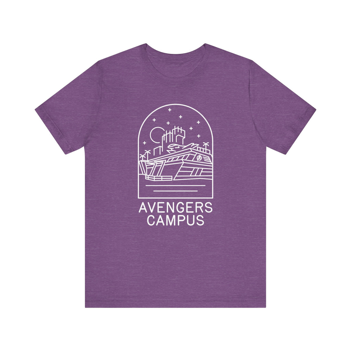 Avengers Campus Bella Canvas Unisex Jersey Short Sleeve Tee