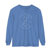 Feed The Birds Comfort Colors Unisex Garment-dyed Long Sleeve T-Shirt