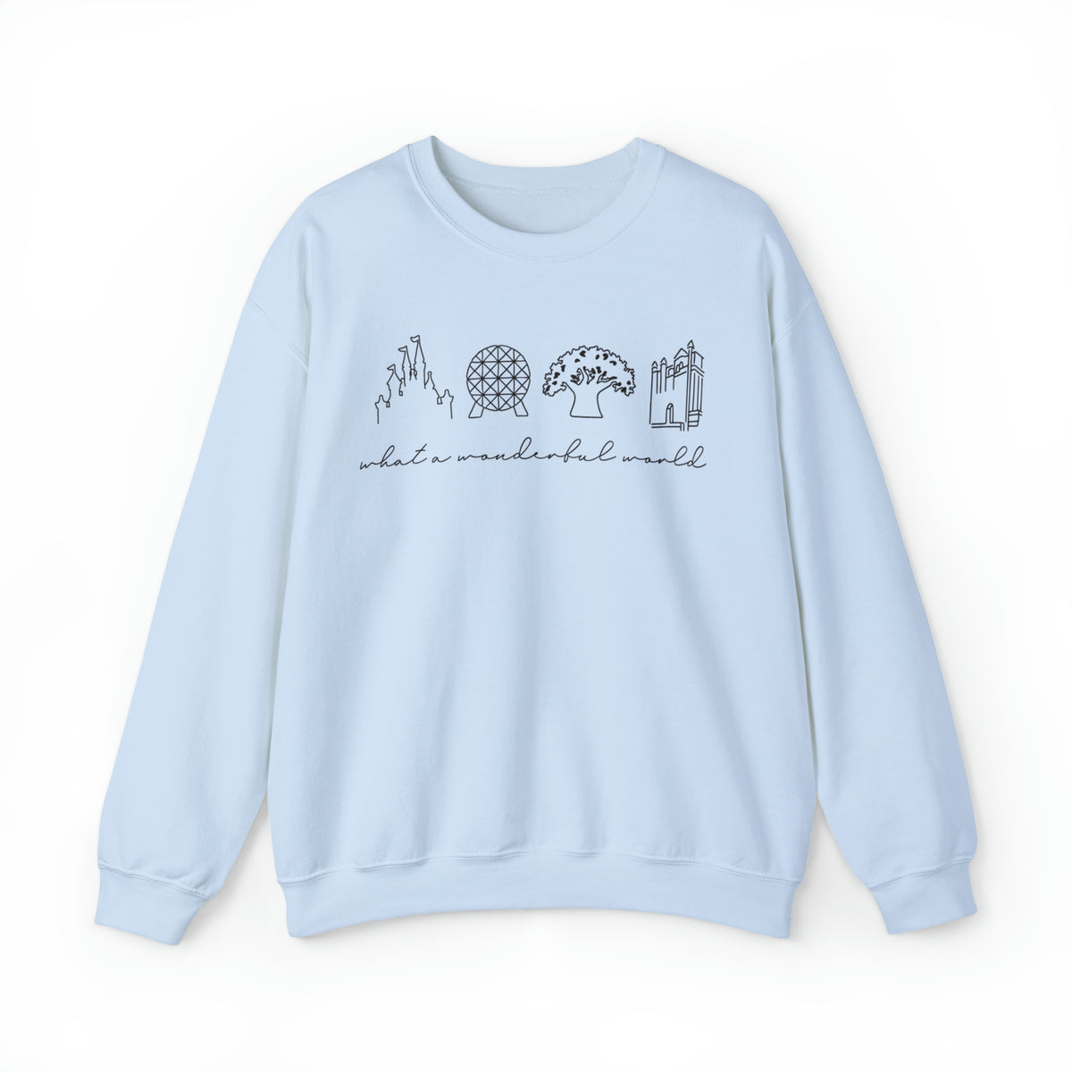 What a Wonderful World Gildan Unisex Heavy Blend™ Crewneck Sweatshirt