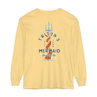 Triton's Mermaid Security Comfort Colors Unisex Garment-dyed Long Sleeve T-Shirt