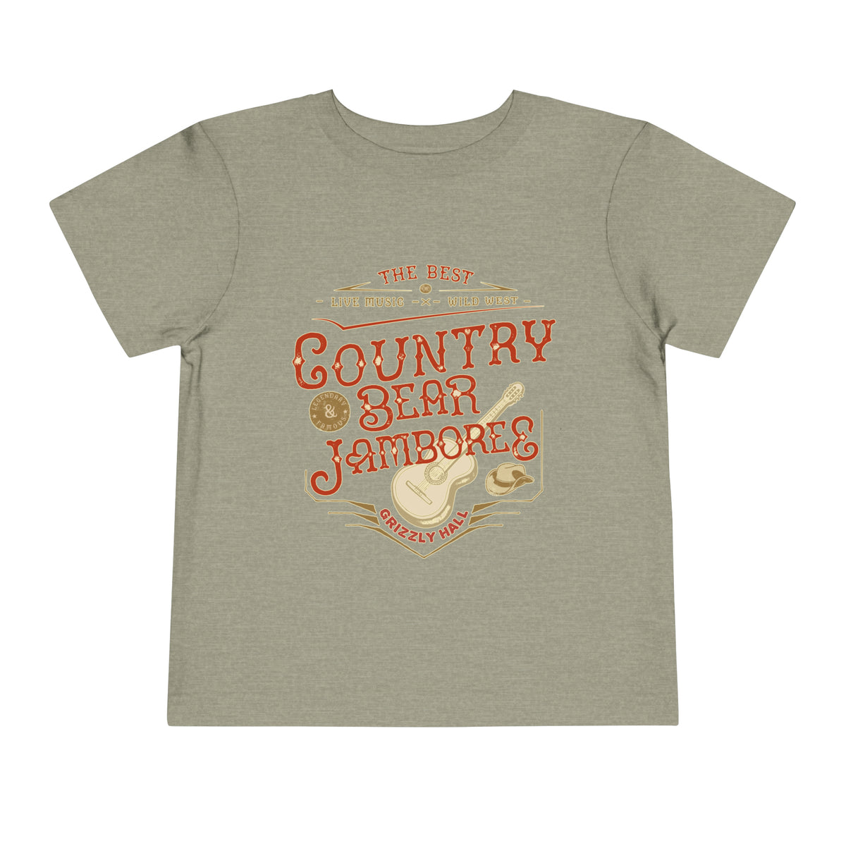Country Bear Jamboree Bella Canvas Toddler Short Sleeve Tee