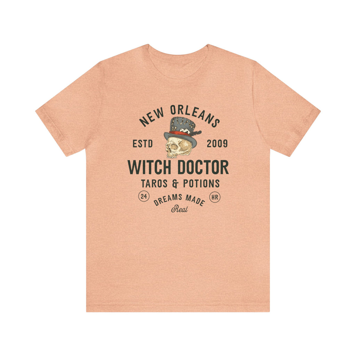 New Orleans Witch Doctor Bella Canvas Unisex Jersey Short Sleeve Tee