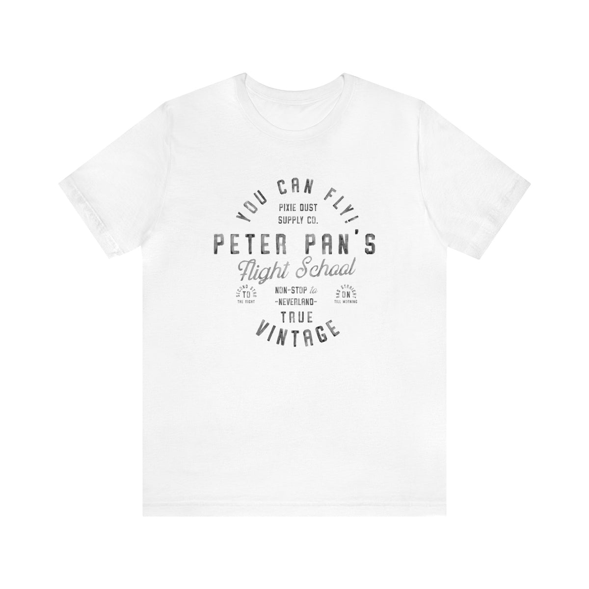 Pan's Flight School Bella Canvas Unisex Jersey Short Sleeve Tee