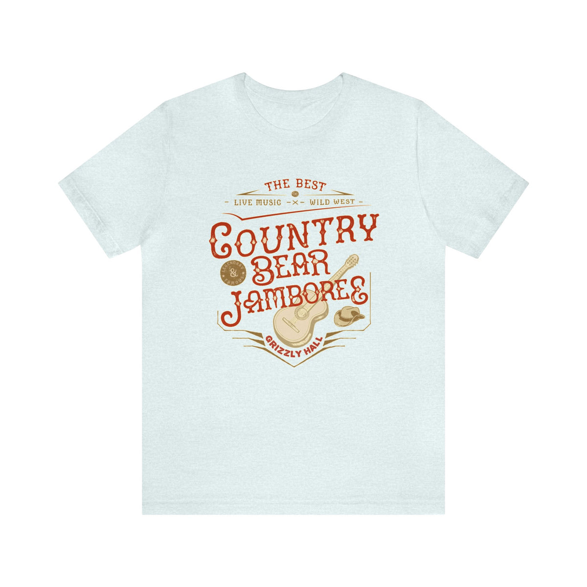 Country Bear Jamboree Bella Canvas Unisex Jersey Short Sleeve Tee