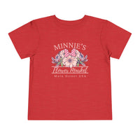 Minnie's Flower Market Bella Canvas Toddler Short Sleeve Tee