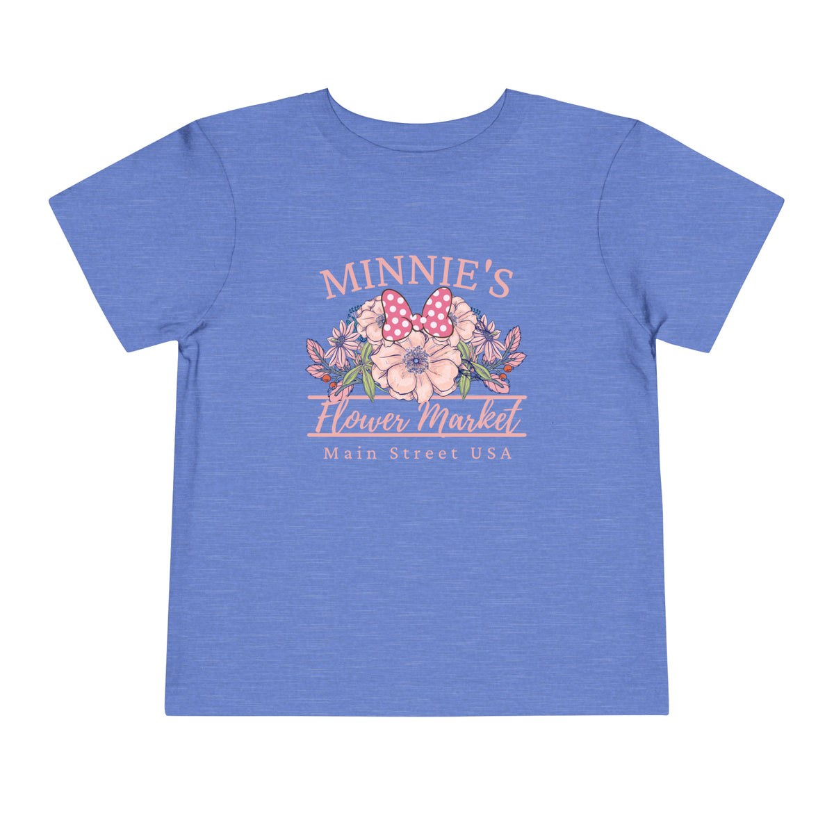 Minnie's Flower Market Bella Canvas Toddler Short Sleeve Tee