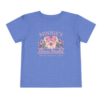Minnie's Flower Market Bella Canvas Toddler Short Sleeve Tee
