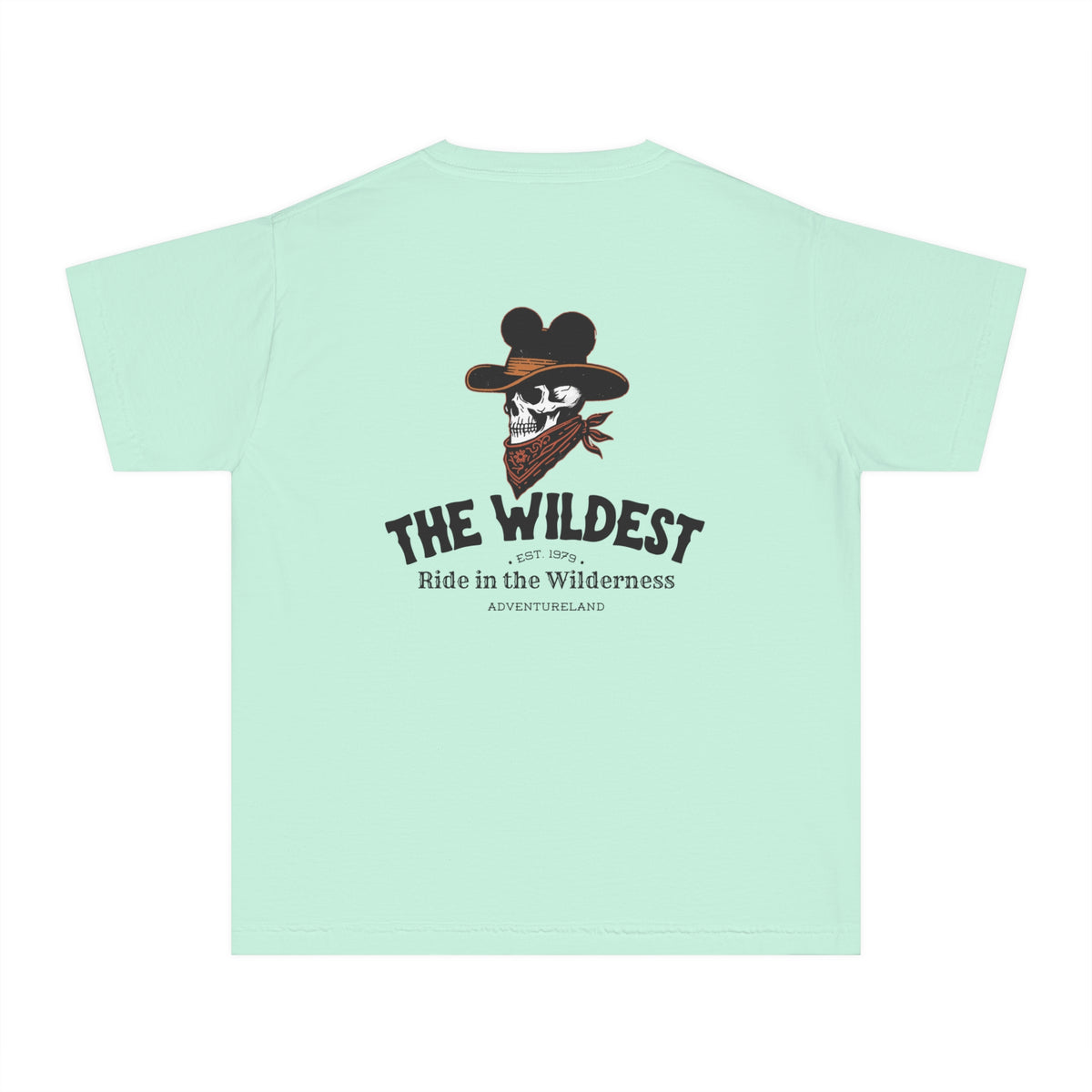 The Wildest Ride in the Wilderness Comfort Colors Youth Midweight Tee