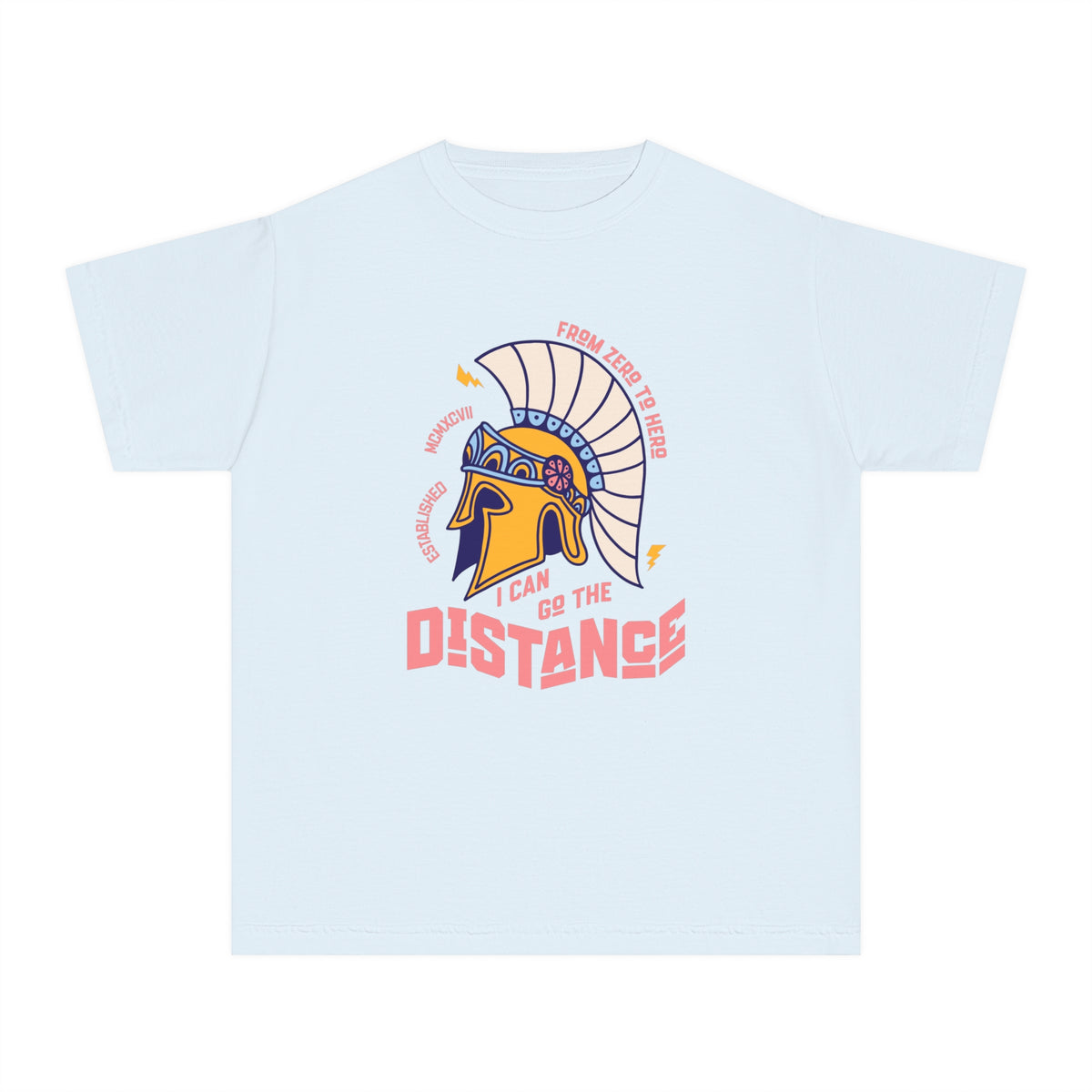 I Can Go The Distance Comfort Colors Youth Midweight Tee