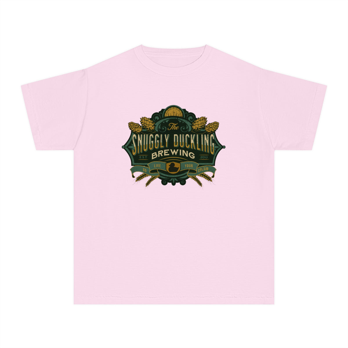 The Snuggly Duckling Brewing Comfort Colors Youth Midweight Tee