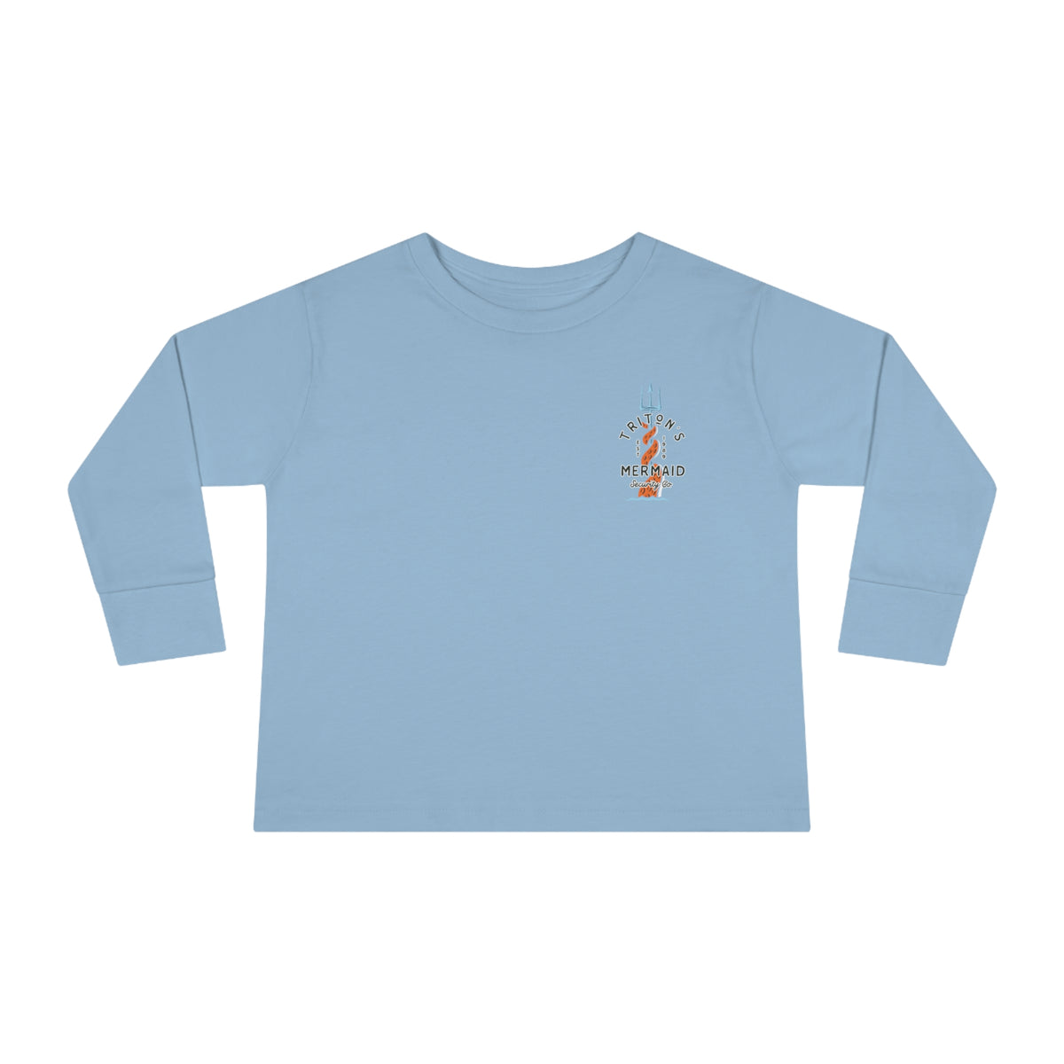 Triton's Mermaid Security Rabbit Skins Toddler Long Sleeve Tee