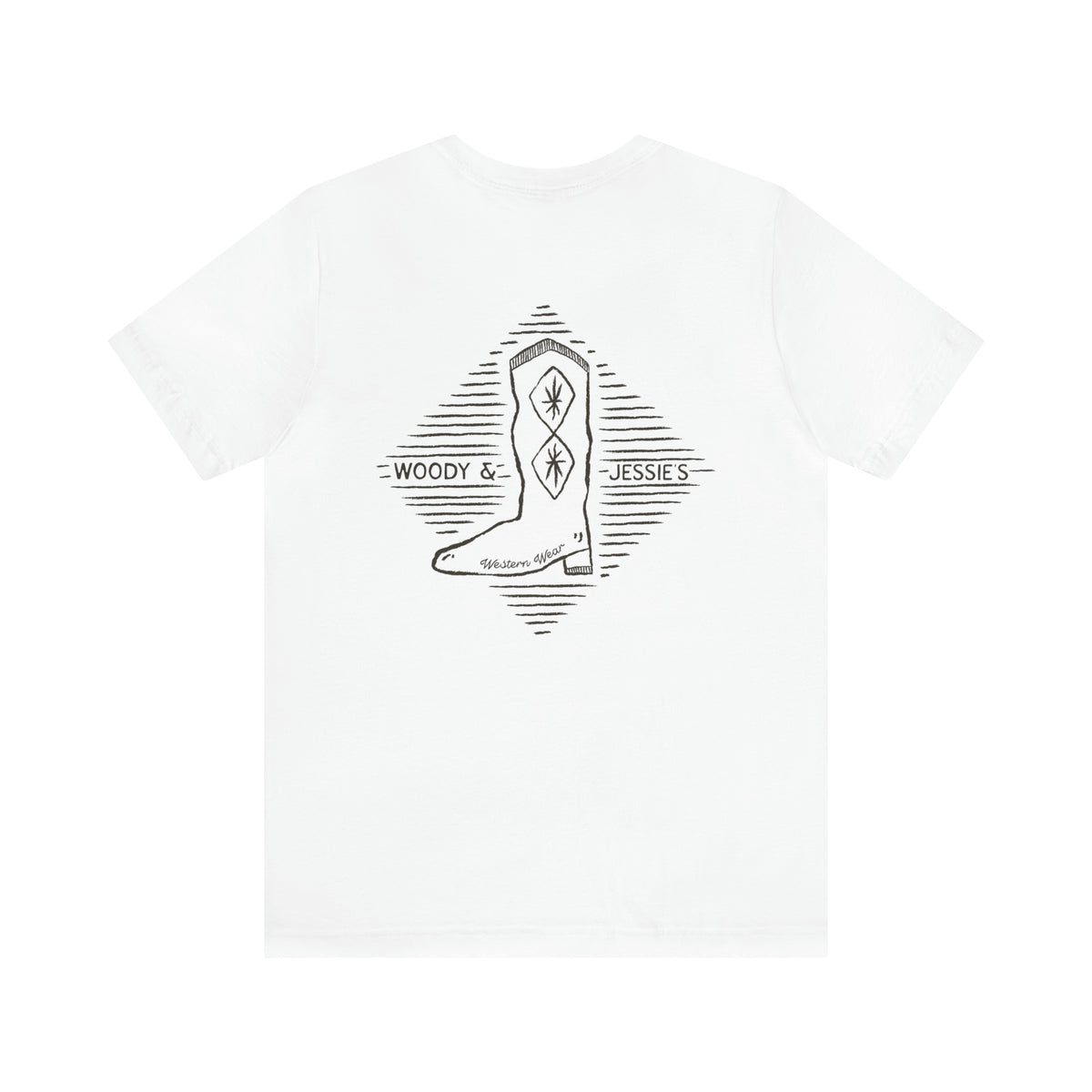 Woody & Jessie's Western Wear Bella Canvas Unisex Jersey Short Sleeve Tee