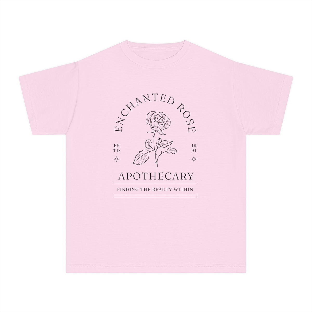 Enchanted Rose Apothecary Comfort Colors Youth Midweight Tee
